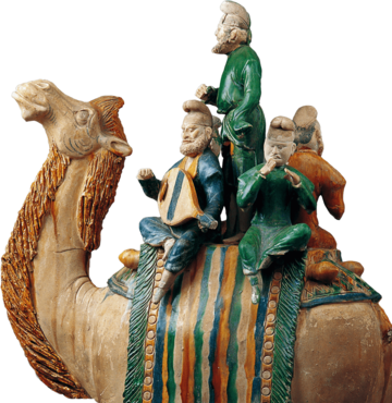 Camel with musicians camel with musicians