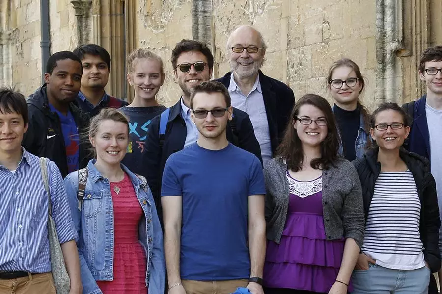 ertegun scholars with the scholar in residence